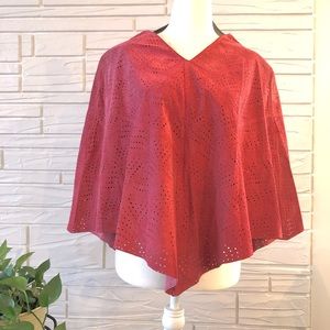 Cape by Co & Eddy, S/M genuine suede (Poncho)